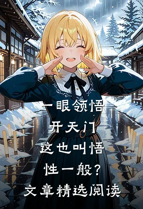一眼领悟开天门，这也叫悟性一般？文章精选阅读