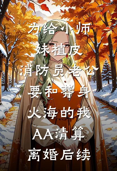 为给小师妹植皮，消防员老公要和葬身火海的我AA清算离婚后续