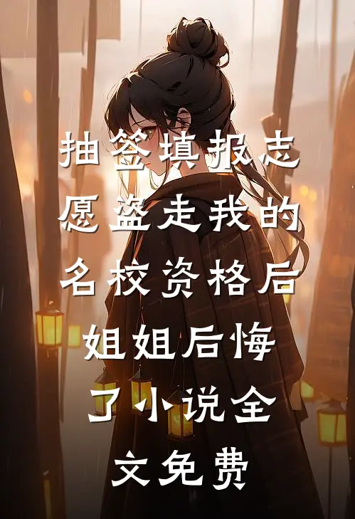 抽签填报志愿盗走我的名校资格后，姐姐后悔了小说全文免费