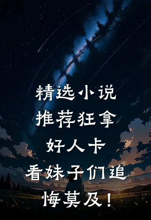 精选小说推荐狂拿好人卡，看妹子们追悔莫及！