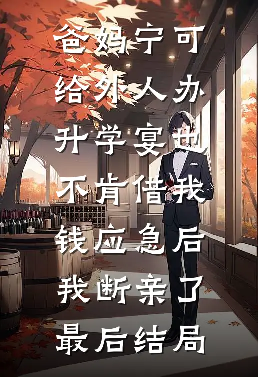 爸妈宁可给外人办升学宴也不肯借我钱应急后，我断亲了最后结局