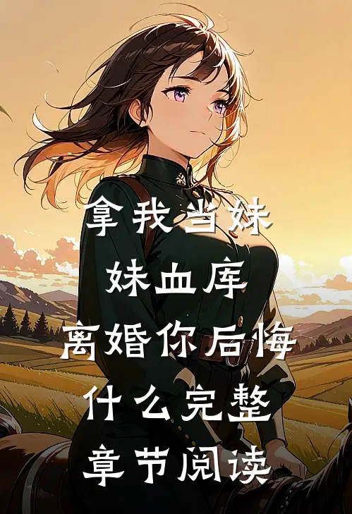 拿我当妹妹血库，离婚你后悔什么完整章节阅读