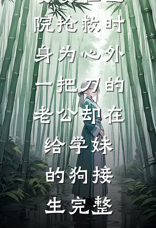 婆婆在医院抢救时，身为心外一把刀的老公却在给学妹的狗接生完整