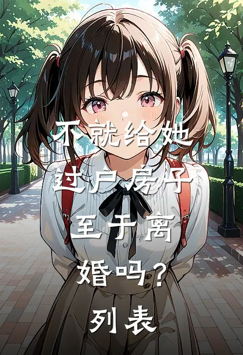 不就给她过户房子，至于离婚吗？列表