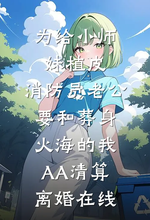 为给小师妹植皮，消防员老公要和葬身火海的我AA清算离婚在线