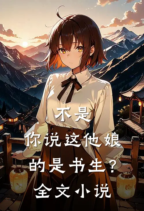 不是，你说这他娘的是书生？全文小说