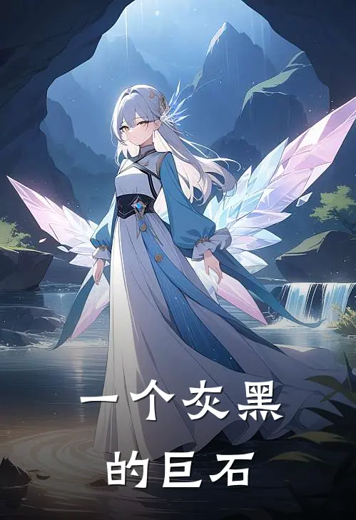 一个灰黑的巨石