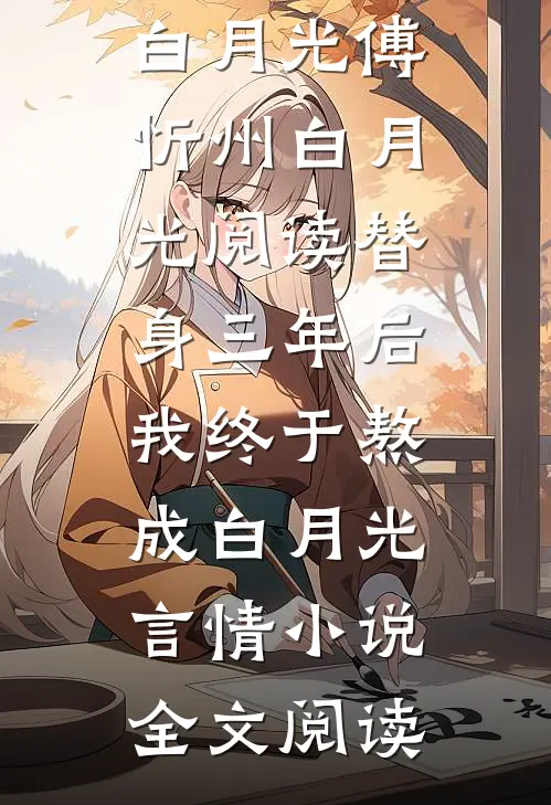 替身三年后，我终于熬成白月光傅忻州白月光阅读_替身三年后，我终于熬成白月光言情小说全文阅读
