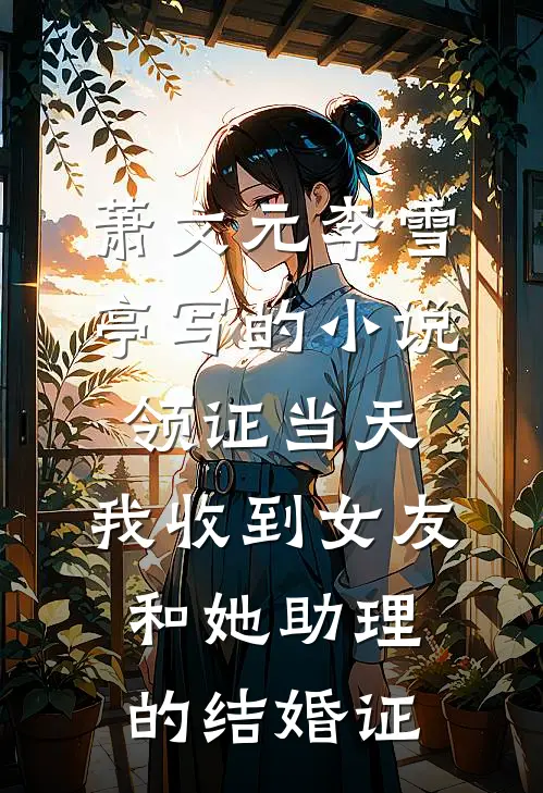 萧文元李雪亭写的小说领证当天，我收到女友和她助理的结婚证