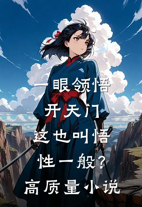 一眼领悟开天门，这也叫悟性一般？高质量小说