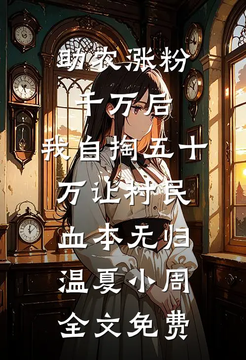助农涨粉千万后，我自掏五十万让村民血本无归温夏小周全文免费
