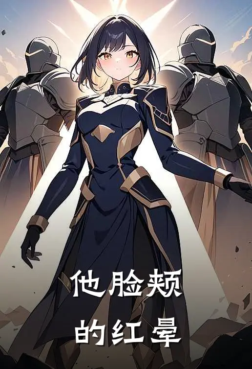 他脸颊的红晕
