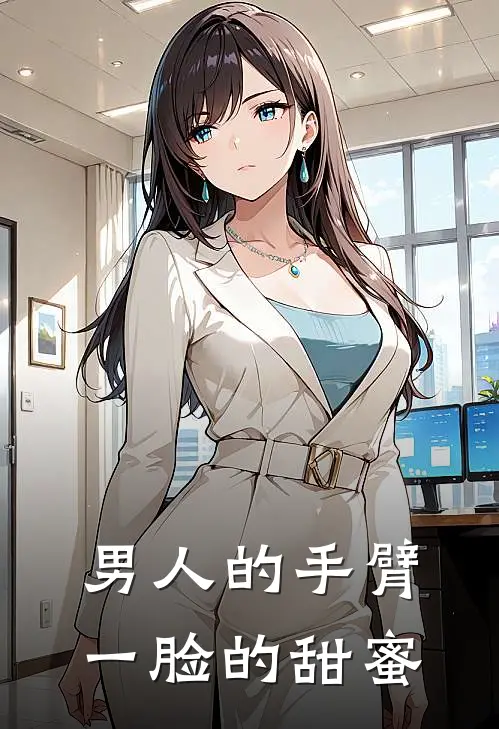 男人的手臂一脸的甜蜜