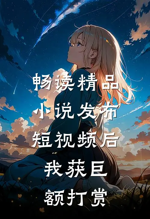 畅读精品小说发布短视频后，我获巨额打赏