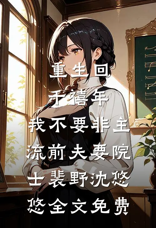 重生回千禧年，我不要非主流前夫要院士裴野沈悠悠全文免费
