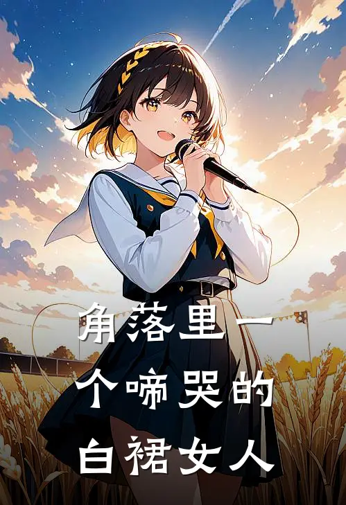 角落里一个啼哭的白裙女人