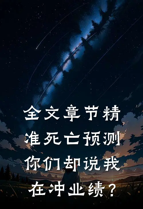 全文章节精准死亡预测，你们却说我在冲业绩？