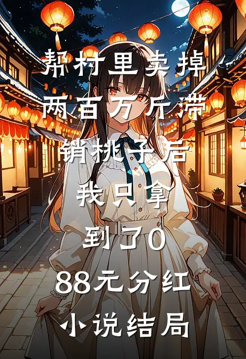帮村里卖掉两百万斤滞销桃子后，我只拿到了0.88元分红小说结局