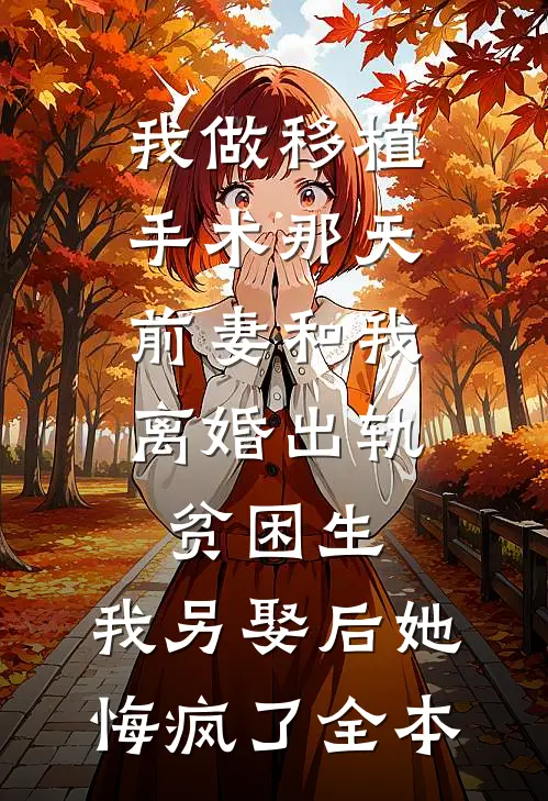 我做移植手术那天，前妻和我离婚出轨贫困生，我另娶后她悔疯了全本