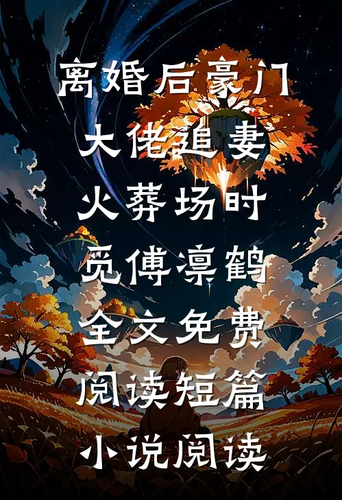 离婚后豪门大佬追妻火葬场时觅傅凛鹤全文免费阅读短篇小说阅读