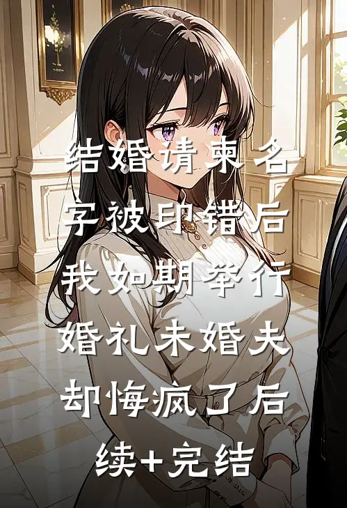 结婚请柬名字被印错后，我如期举行婚礼未婚夫却悔疯了后续+完结