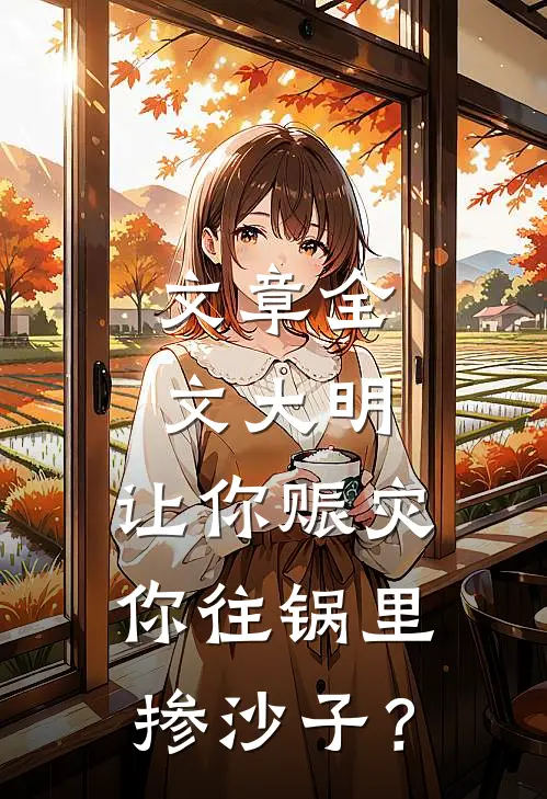 文章全文大明：让你赈灾，你往锅里掺沙子？