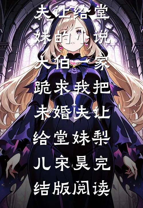 大伯一家跪求我把未婚夫让给堂妹的小说大伯一家跪求我把未婚夫让给堂妹梨儿宋昊完结版阅读