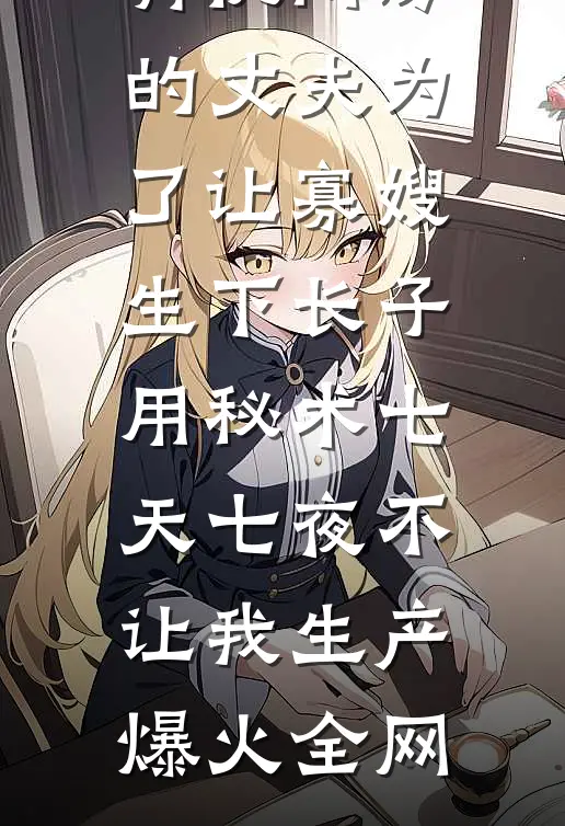 肩祧两房的丈夫为了让寡嫂生下长子，用秘术七天七夜不让我生产爆火全网