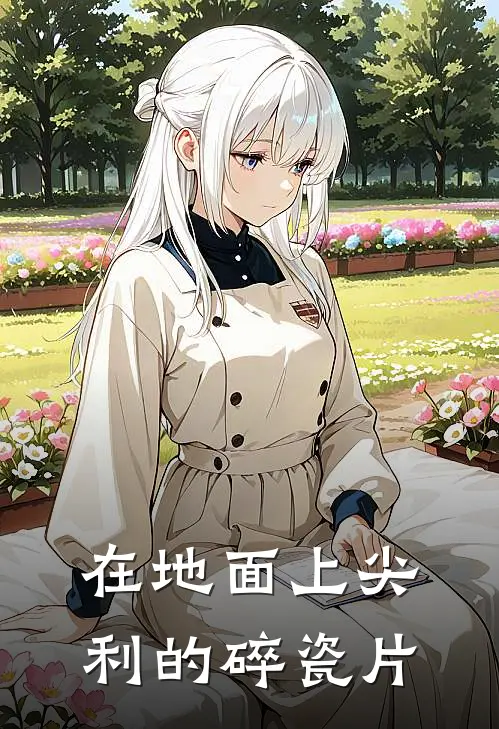 在地面上尖利的碎瓷片