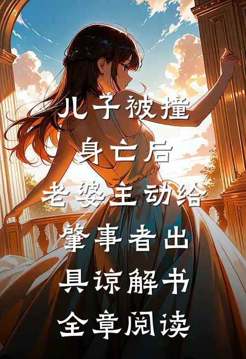 儿子被撞身亡后，老婆主动给肇事者出具谅解书全章阅读