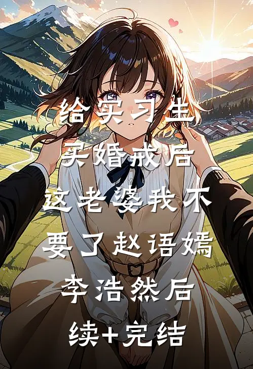 给实习生买婚戒后，这老婆我不要了赵语嫣李浩然后续+完结