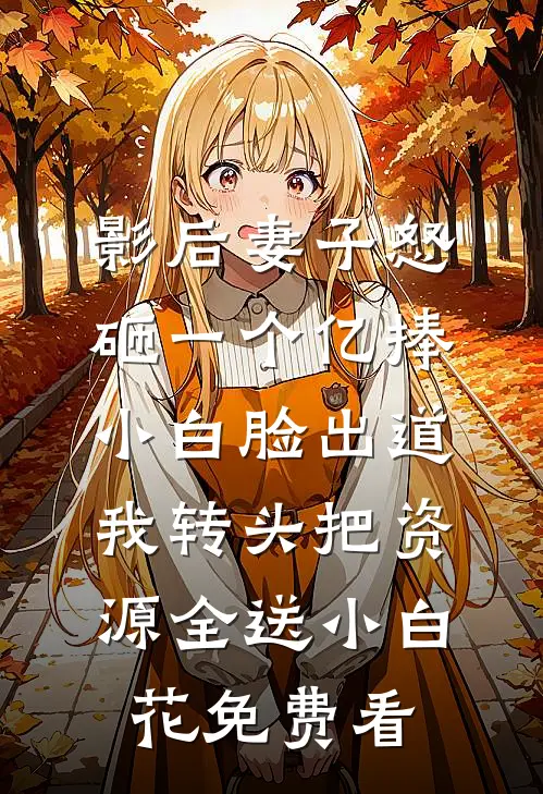 影后妻子怒砸一个亿捧小白脸出道，我转头把资源全送小白花免费看