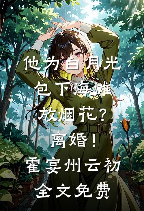 他为白月光包下海滩放烟花？离婚！霍宴州云初全文免费