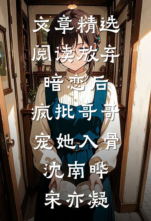文章精选阅读放弃暗恋后，疯批哥哥宠她入骨沈南晔宋亦凝