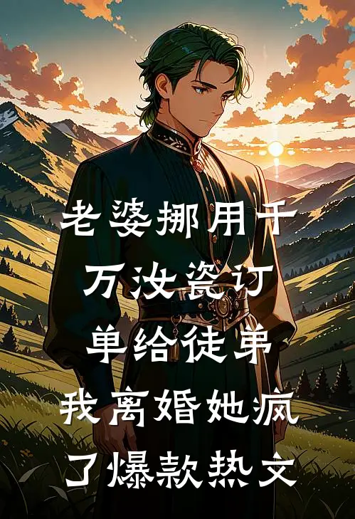 老婆挪用千万汝瓷订单给徒弟，我离婚她疯了爆款热文