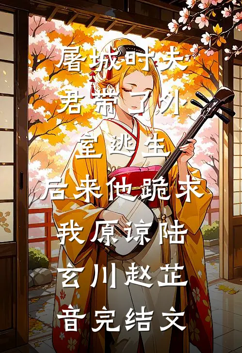 屠城时夫君带了外室逃生，后来他跪求我原谅陆玄川赵芷音完结文