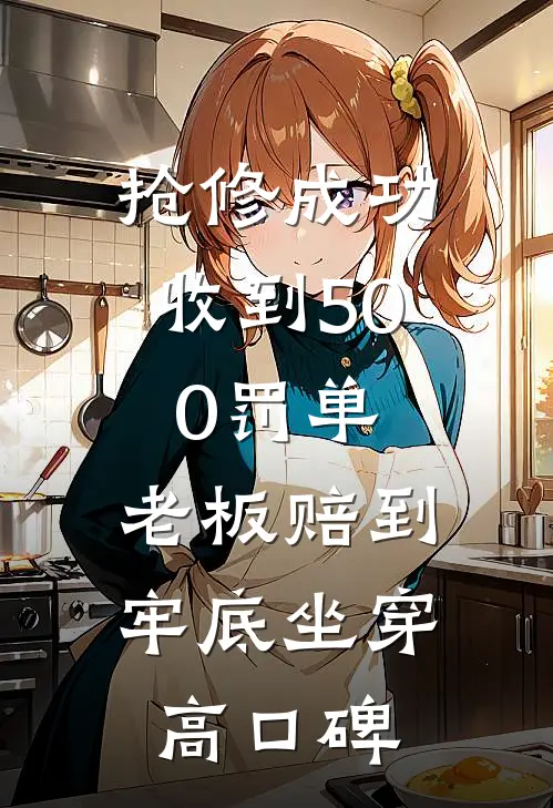 抢修成功收到500罚单，老板赔到牢底坐穿高口碑