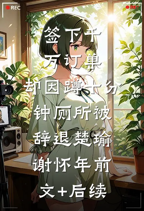 签下千万订单，却因蹲十分钟厕所被辞退楚瑜谢怀年前文+后续