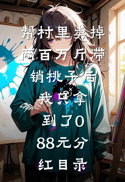 帮村里卖掉两百万斤滞销桃子后，我只拿到了0.88元分红目录