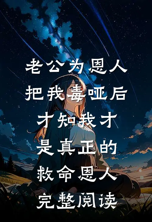 老公为恩人把我毒哑后，才知我才是真正的救命恩人完整阅读