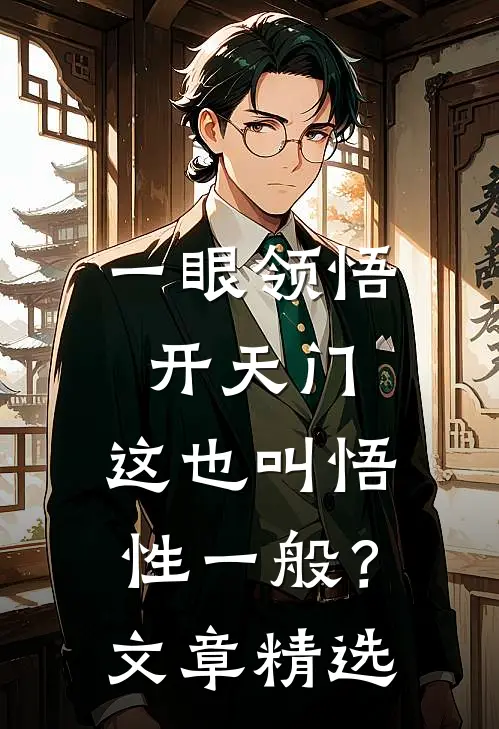 一眼领悟开天门，这也叫悟性一般？文章精选