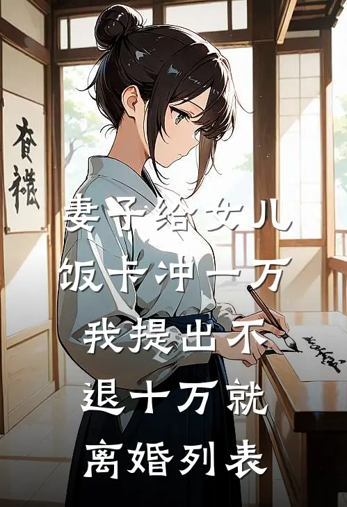 妻子给女儿饭卡冲一万，我提出不退十万就离婚列表