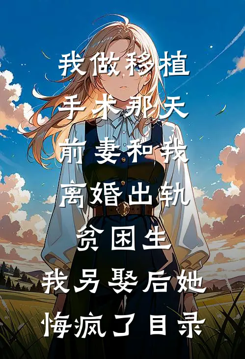 我做移植手术那天，前妻和我离婚出轨贫困生，我另娶后她悔疯了目录