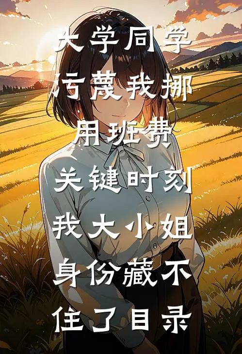 大学同学污蔑我挪用班费，关键时刻我大小姐身份藏不住了目录