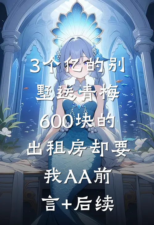 3个亿的别墅送青梅，600块的出租房却要我AA前言+后续