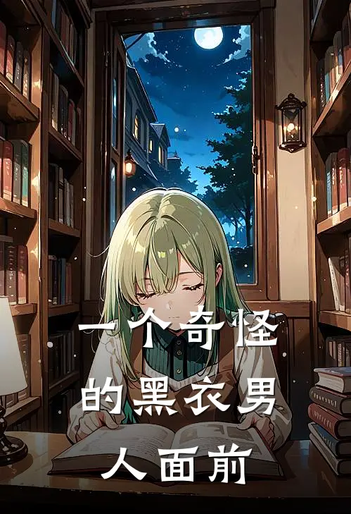 一个奇怪的黑衣男人面前