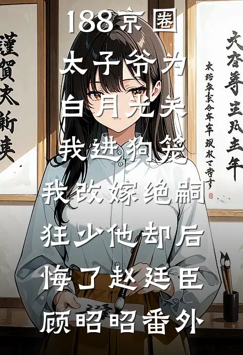 188京圈太子爷为白月光关我进狗笼，我改嫁绝嗣狂少他却后悔了赵廷臣顾昭昭番外