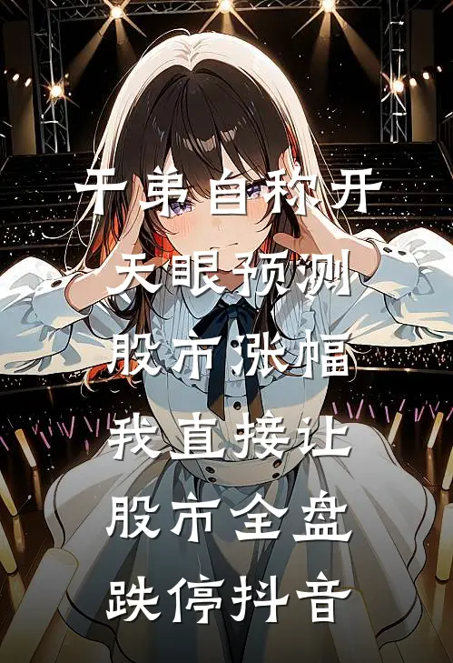 干弟自称开天眼预测股市涨幅，我直接让股市全盘跌停抖音