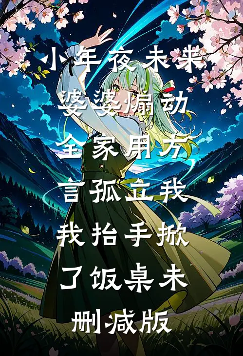 小年夜未来婆婆煽动全家用方言孤立我，我抬手掀了饭桌未删减版
