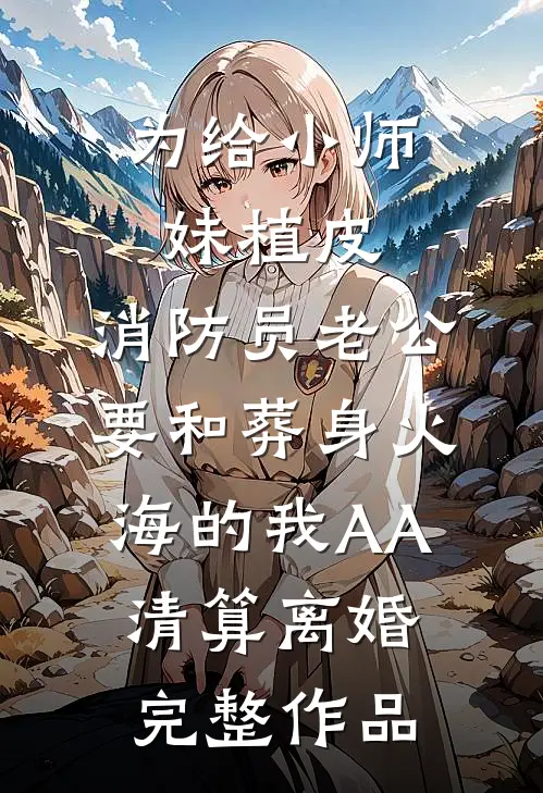 为给小师妹植皮，消防员老公要和葬身火海的我AA清算离婚完整作品